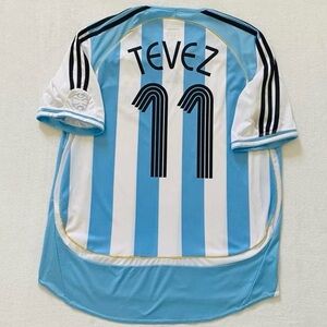 Argentina Carlos Tevez 2006 07 home jersey